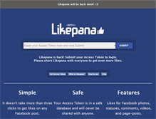 Tablet Screenshot of likepana.com